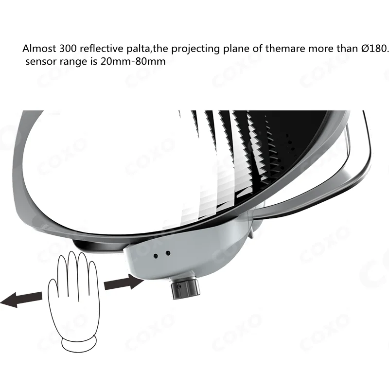 

Dental Chair Equipments Operating Light 6W Surgical Medical Exam 35000LUX Reflective LED Lamp