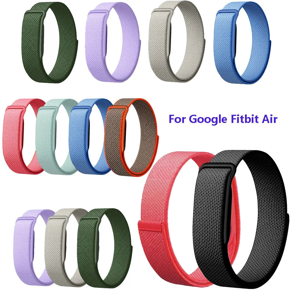Official Sports Nylon Silicone Loop Strap for Google Fitbit Air Comfortable Bracelet Wristband for Google Fitbit Air Accessories