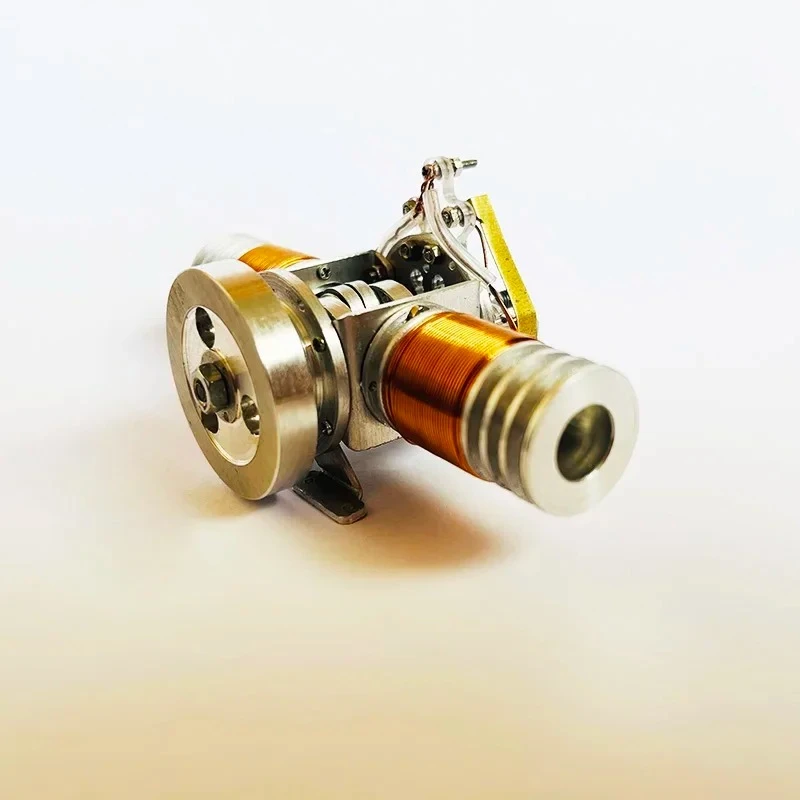 

Two cylinder Engine Model Horizontally Opposed Brushed Cam Piston Motor Desktop Ornaments Physical Teaching Aids Display RC