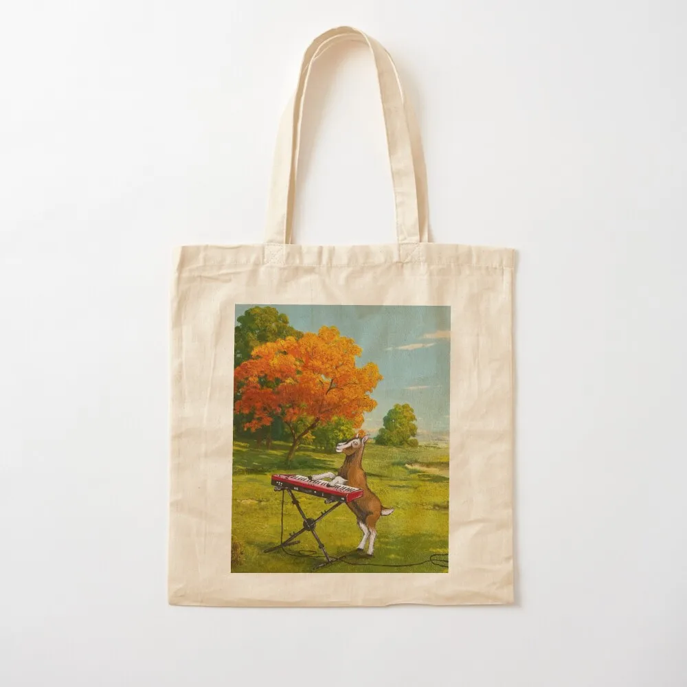 Practicing in the Meadow Tote Bag Fabric bag reusable shopping bag tote bags cloth bags Canvas Tote