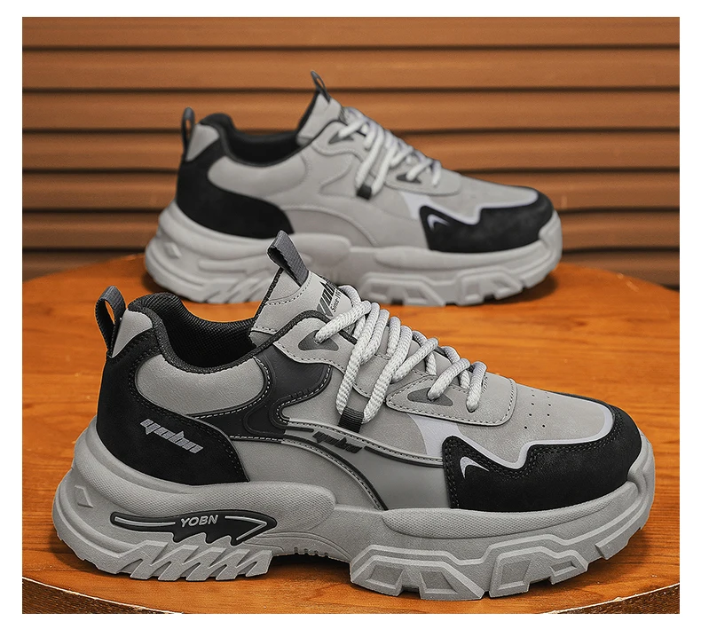Chunky Sneakers für alle Jahreszeiten, atmungsaktiv, leicht, Outdoor-Freizeitschuhe, modische Sportschuhe mit weicher Sohle, Laufschuhe, Boardschuhe – Detail 20