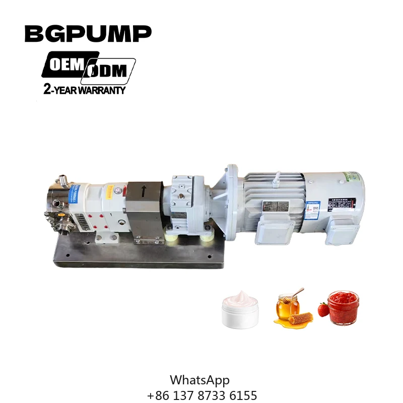High Viscosity Semi Automatic Rotor Filling Pump Sauce Cream Cosmetic Servo Rotor Filling Pump Lobe Pump Filling Machine