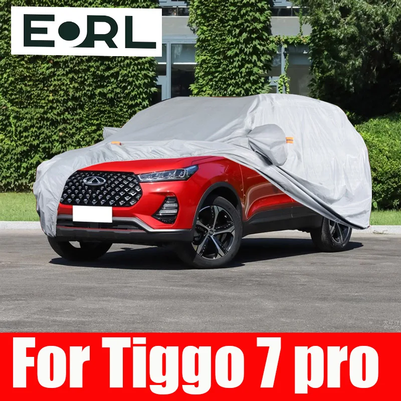 

Exterior Car Cover Outdoor Protection Full Covers Snow Sunshade Waterproof Dustproof for Tiggo 7 Pro 2018-2021 SUV Accessories