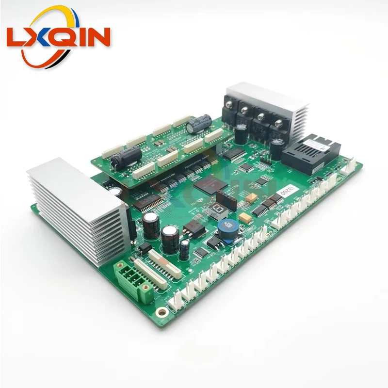 LXQIN Inkjet printer Huicore i3200 double head carriage board optical fiber version for Epson i3200 head