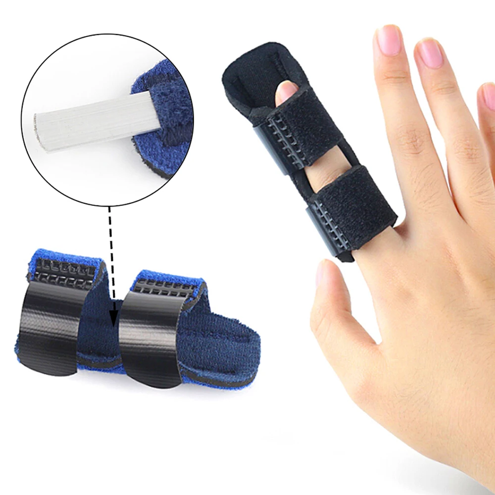 1Pcs Trigger Finger Splint Supports Brace For Thumb Pinky Breaks Fractures Bent Hands Arthritis Pain Locked Mallet Corrector