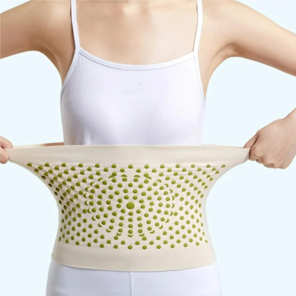 Warm Waistband Self-Heating Wormwoods Back Belt Back Warmer Elastic Heat Belt Kidney Belt Warming