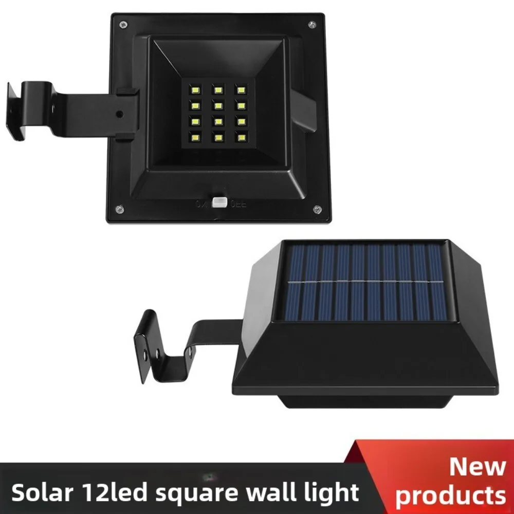 

Solar Powered Outdoor Waterproof LED Stair Light for Railing Fence Courtyard Step Wall Decorative Night Lighting
