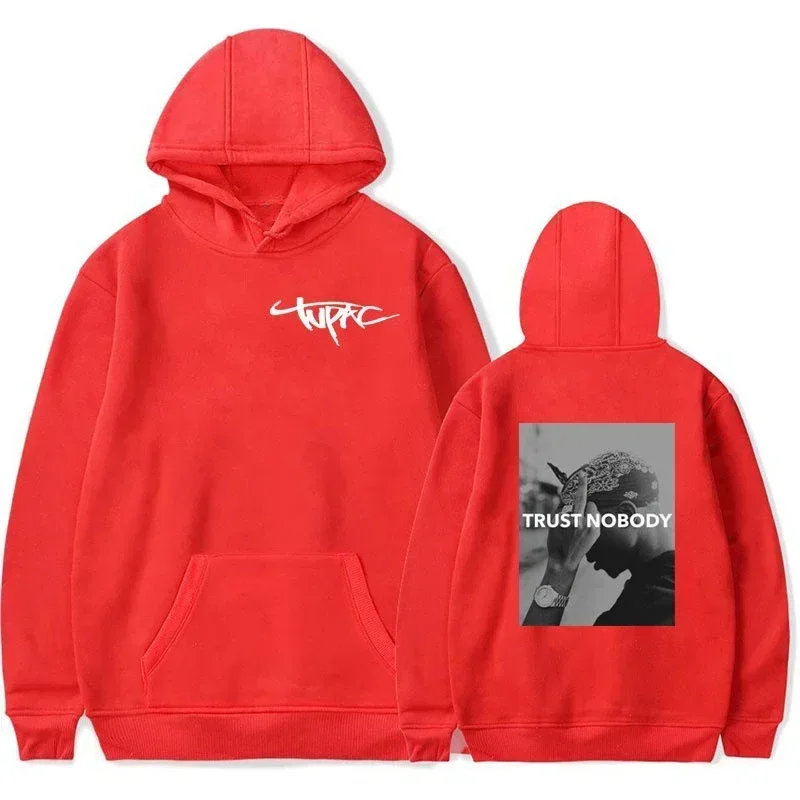 2pac Hoodie for Men Women Rapper Sportswear Tupac Bedrukt Street Heren-en Damesweatshirts Harajuku Hiphop 2023