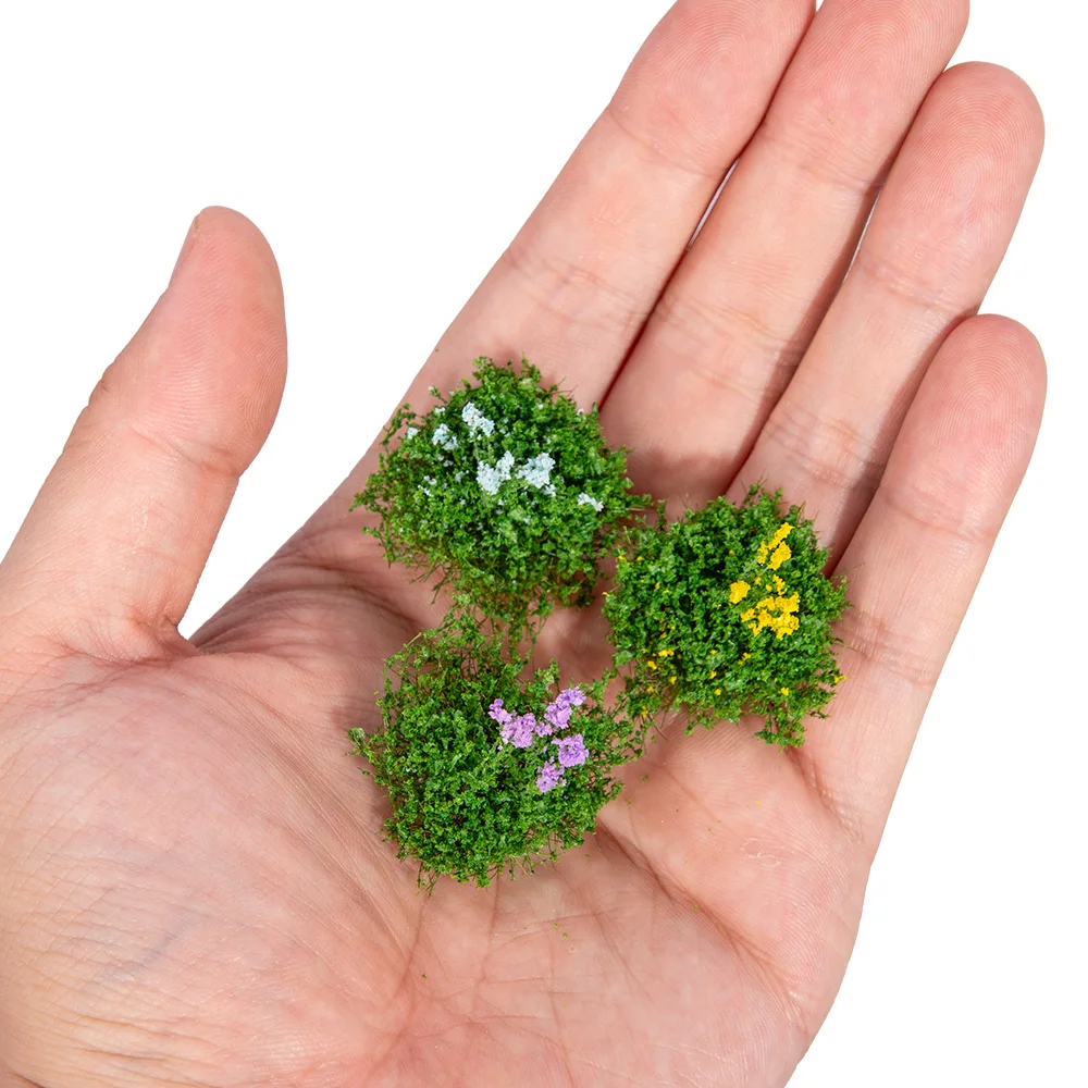 Material vegetal para DIY Garden Building, Flower and Grass Clusters Model, Landscape Layout Kits, Sand Table, Landscape Layout