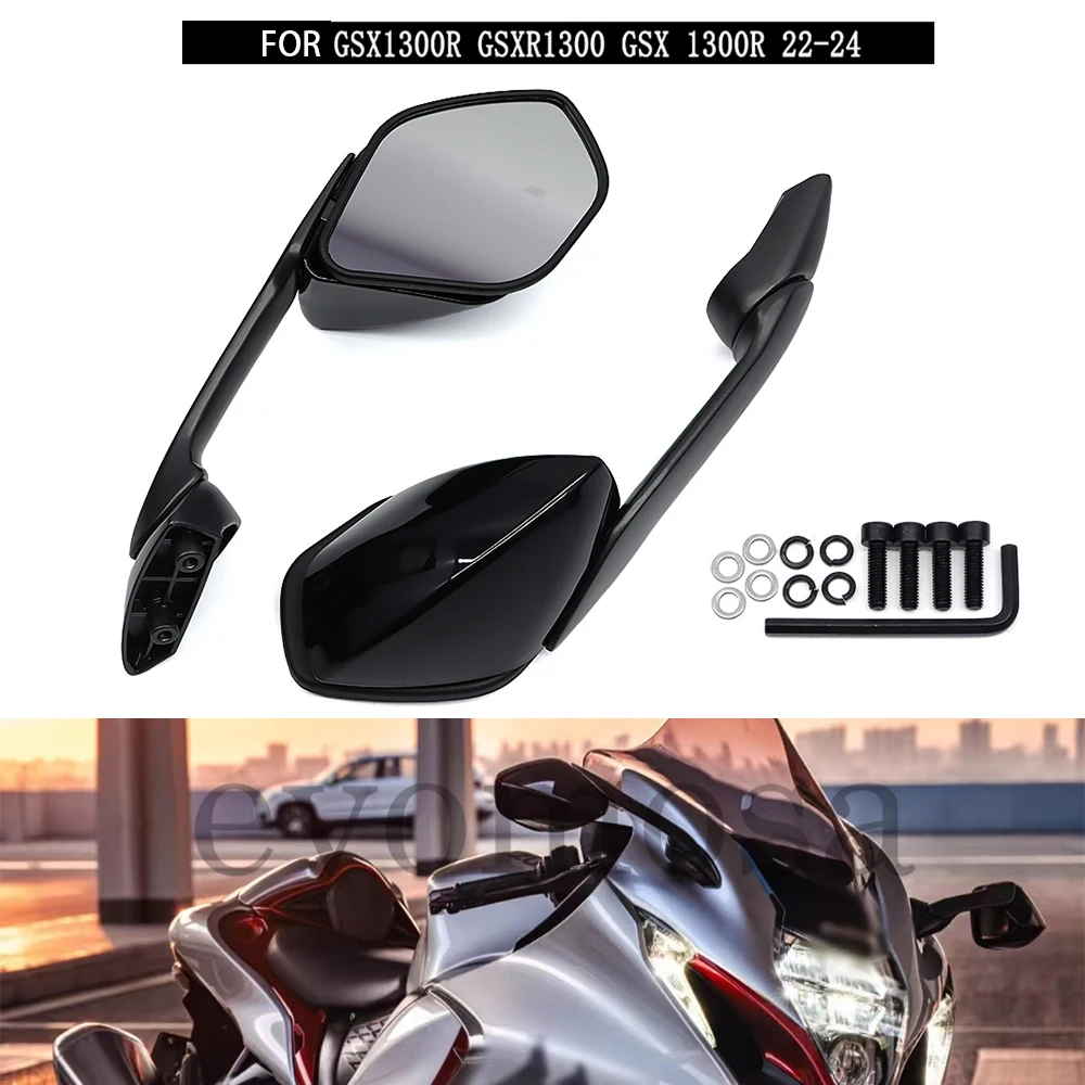 

Motorcycle Rear View Mirrors Rearview Side Mirror For GSX1300R Hayabusa GSXR 1300 GSXR1300 2022 2023 2024 Motor Modify Mirrors