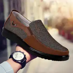 Zapatos de lona para hombre, mocasines clásicos de verano, Zapatos informales para hombre, Zapatos planos transpirables para caminar, Zapatos, zapatillas de deporte de talla grande 2023