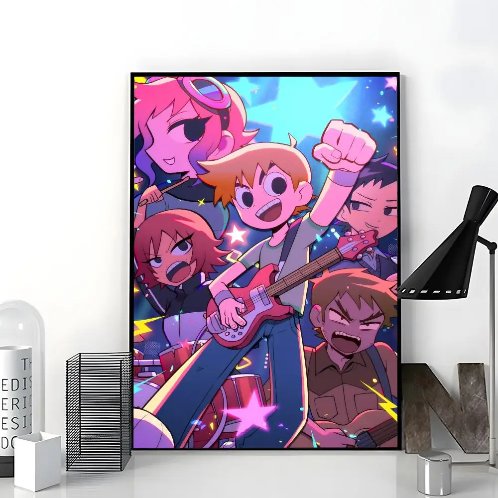Scott Pilgrim Vs The World Poster Paper Print Home Living Room Bedroom Entrance Bar Cafe Art Painting Decoration