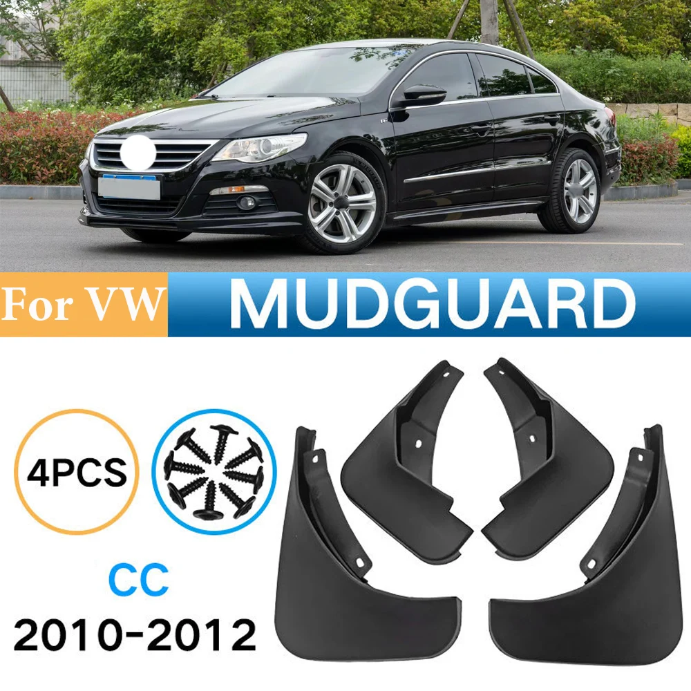 

For Volkswagen VW CC 2010-2012 Fender Mudguard Mud Flaps Guard Splash Flap Mudguards Car Accessories 4PCS