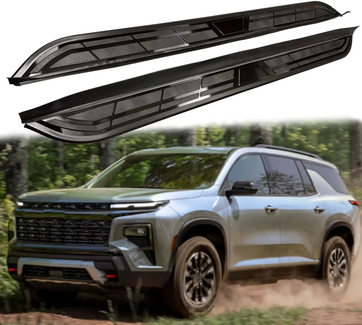 

All New Side Steps Fits for Chevrolet Traverse 2024 2025 Running Board Protector