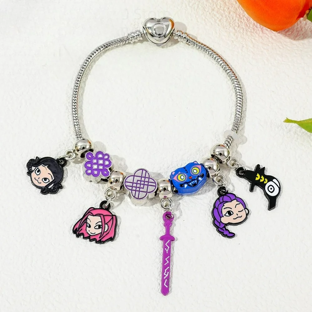 فيلم K-Pop شيطان الصيادين سلسلة رومي زوي ميرا كرو سوار الإكسسوارات بنين بنات المشجعين تأثيري مجوهرات هدايا