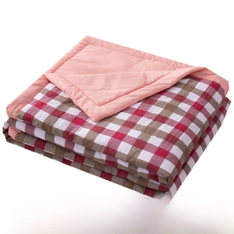 

Pure Cotton Summer Quilt Air Conditioner Quilt Waable Student Dormi Children's Summer Cool Quilt Spring Autumn Core
