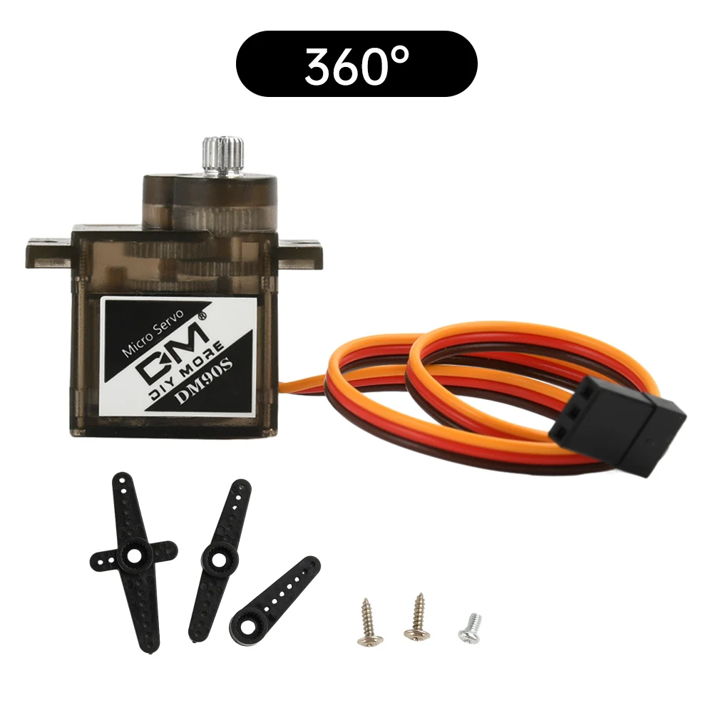 MG90S Metal Gear 12g Servo SG90 Rotation Angle 180℃/360℃ For RC Helicopter Plane Boat Car RC Robot