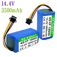 14.4V/14.8V 3500mAh Battery for Haier Robot Xshuai HXS-C3 Robot Vacuum Cleaner Sweeper Li-ion 18650 Replacement