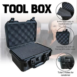 Hard Carry Case Bag Tool Case With pre-cut Sponge Storage Box Safety Protector Organizer Hardware Toolbox Impact Resistant