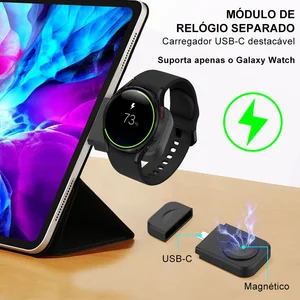 Samsung için taşınabilir kablosuz şarj cihazı, şarj istasyonu hızlı Qi Samsung, Galaxy Watch bir 5-Pro-4 S23 S22, Ultra ve 3'ü 1 arada güç bankasının en büyük satışlarından 12'si, samsung №4'ün indüksiyonu