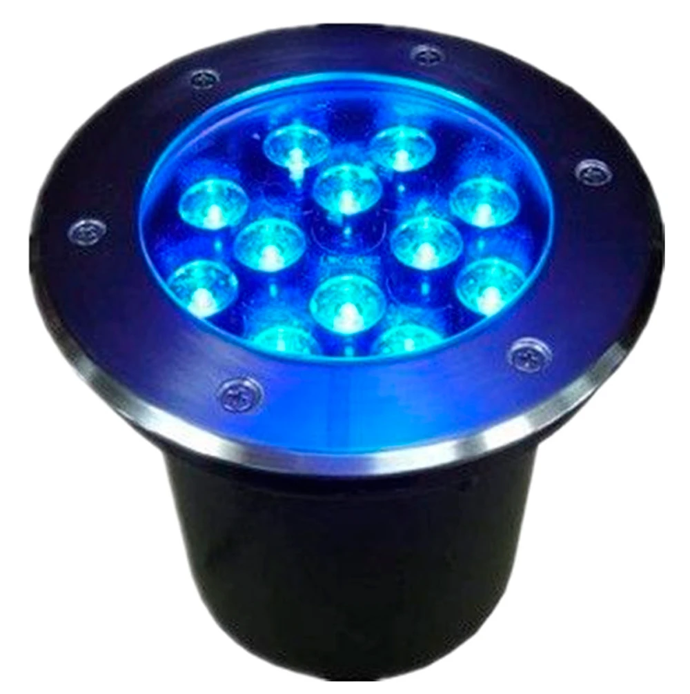 Imagem -05 - Aladin-outdoor Led Iluminação Subterrânea In-ground Jardim Fixture Buraco Tamanho 115 Centímetros Face Diâmetro 125 Centímetros Ip66 9w 12w Pcs