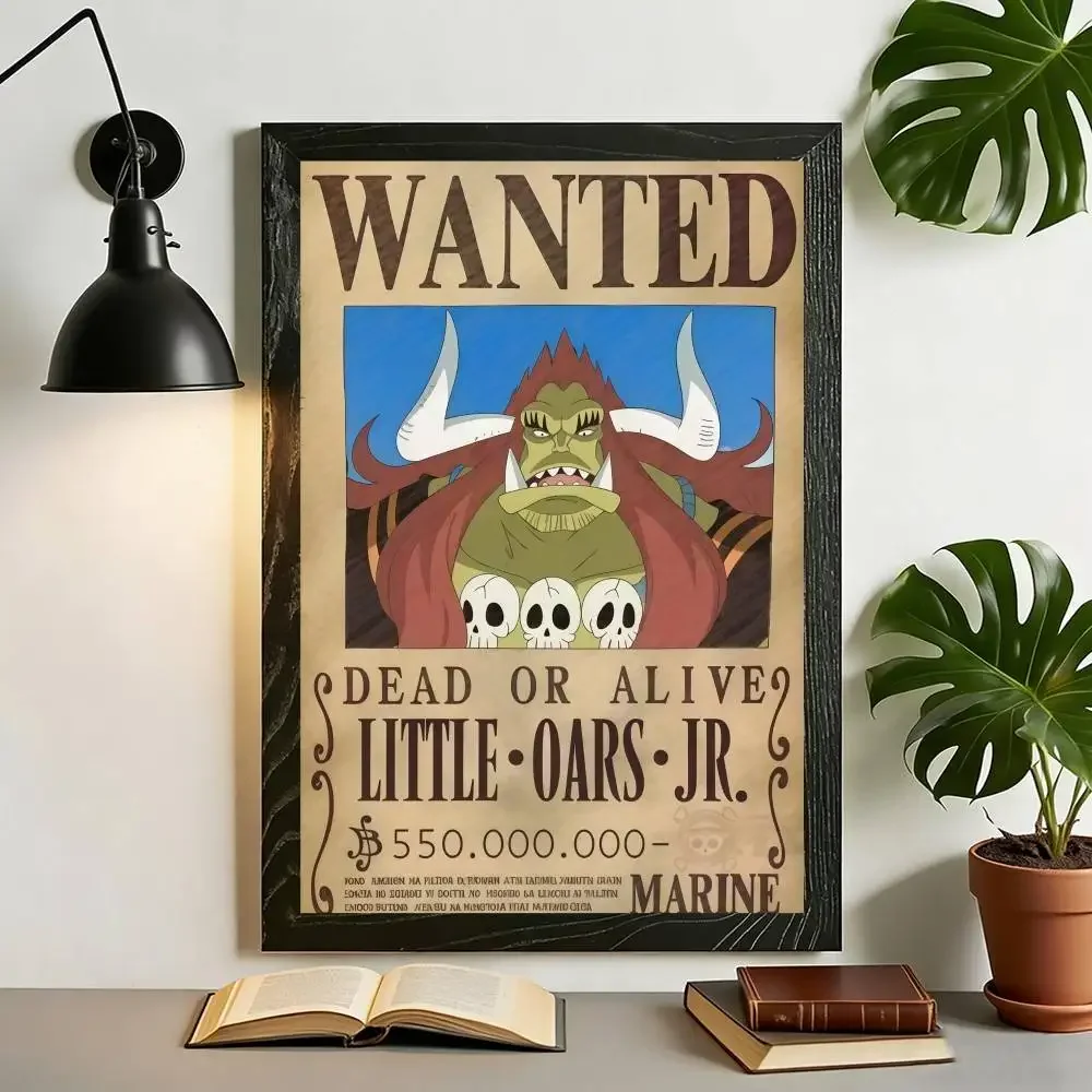 Anime One Piece Wanted-Poster Leinwanddruck Wandkunst Luffy Sanji Chopper Robin Franky Druck für Fan-Zimmer-Dekoration – Detail 7