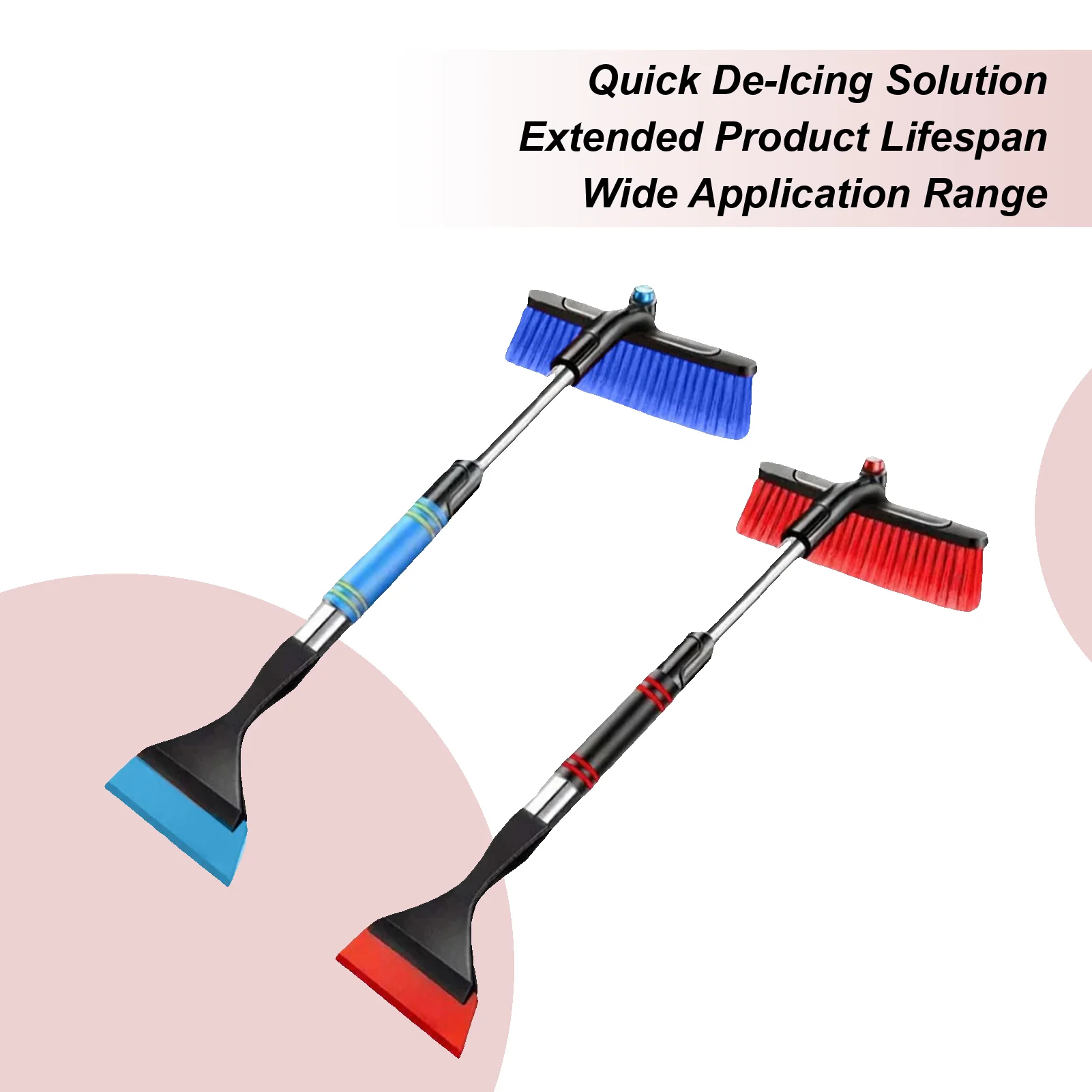 

Снежная щетка для автомобиля, съемная сверхмощная выдвижная автомобильная лопата для чистки окон для автомобиля, грузовика, внедорожника, мороз, зима