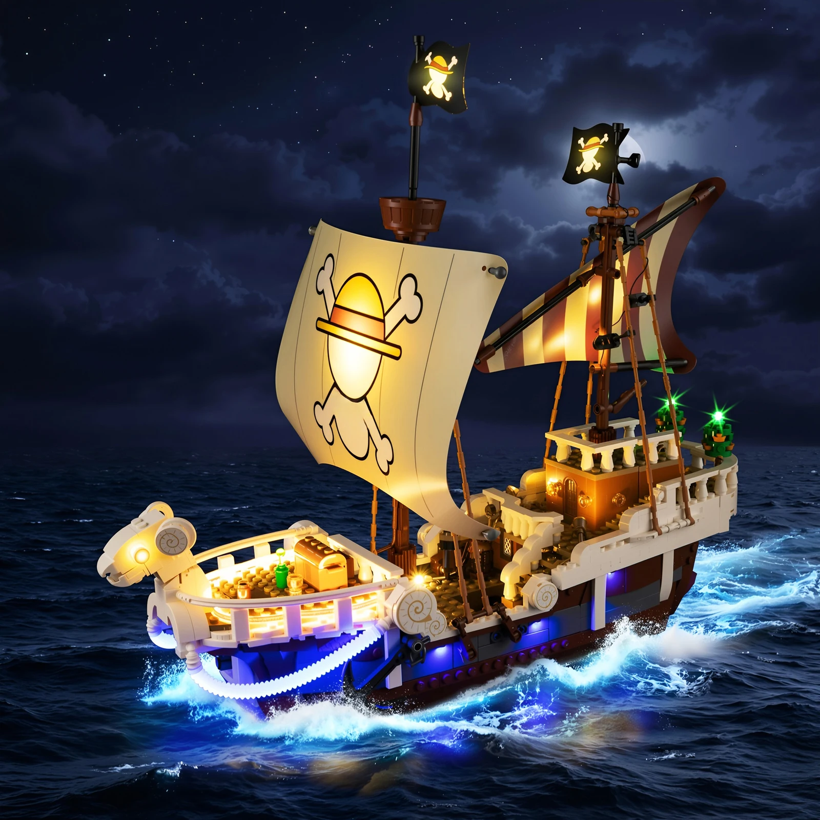 

LED Lighting Set Suitable for LEGO The Going Merry Pirate Ship 75639 Building Blocks