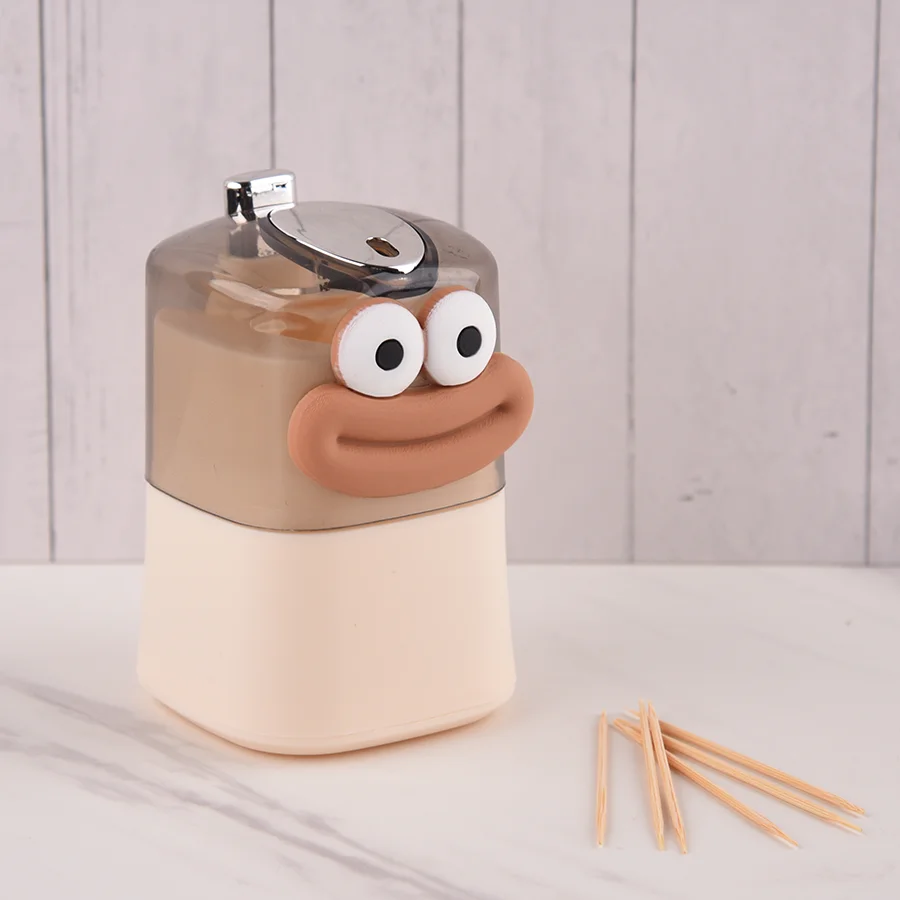 Originalität Zahnstocherhalter Spender Pop-Up Automatische Verdickung Zahnstocher Behälter Für Home Küche Restaurant