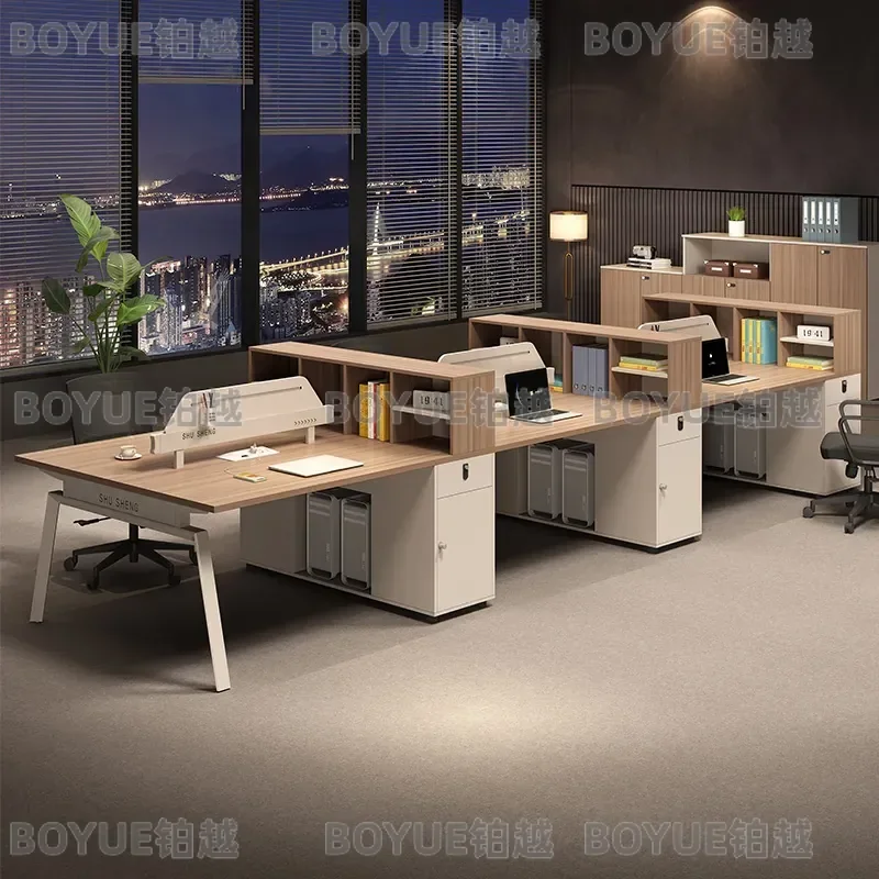 for Staff Position Office Desks and Chairs Company Safe Training Room Removable Modern Minimalist