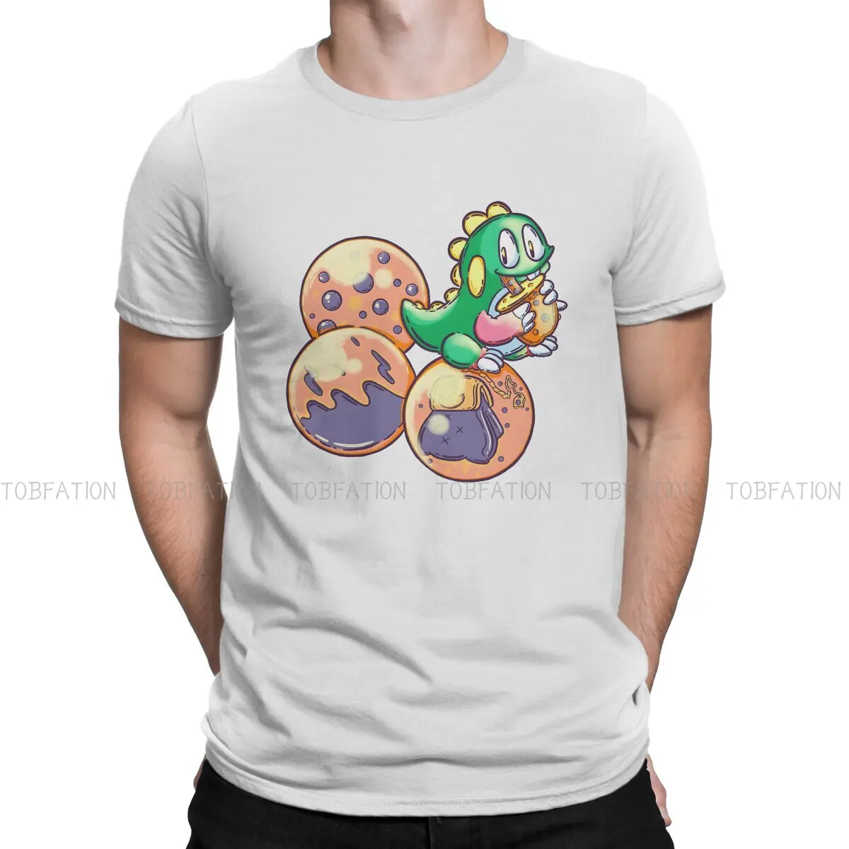 Bobble Tea Casual TShirt Bubble Bobble Creative Tops Comfortable T Shirt Male Clothes