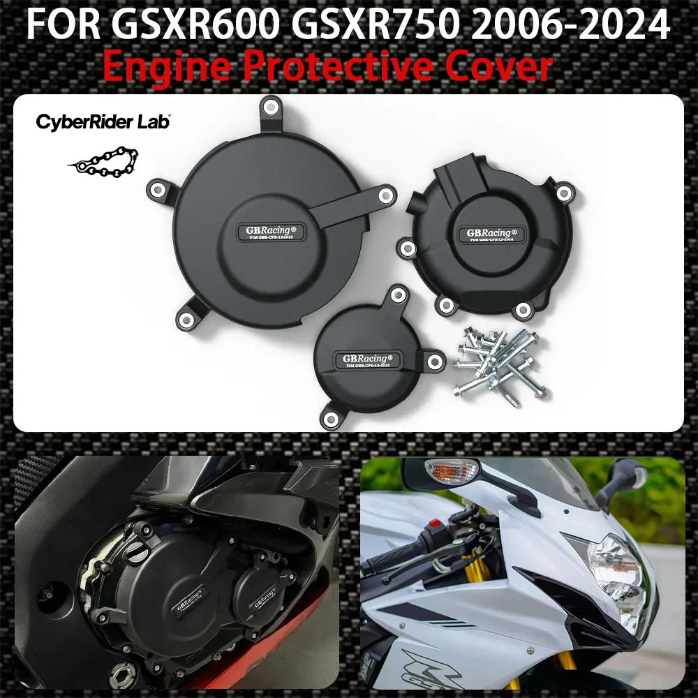 

GSX-R600/750 2023 GSXR 600 Motorcycle engine fall protection cover device For Suzuki GSXR750 GSXR600 2006-2024 K6 K8 K11