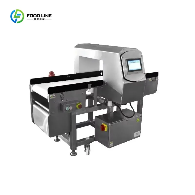 Multi Frequency 304 Stainless IP54 High Sensitivity Food Metal Detector for Commercial Use Custom