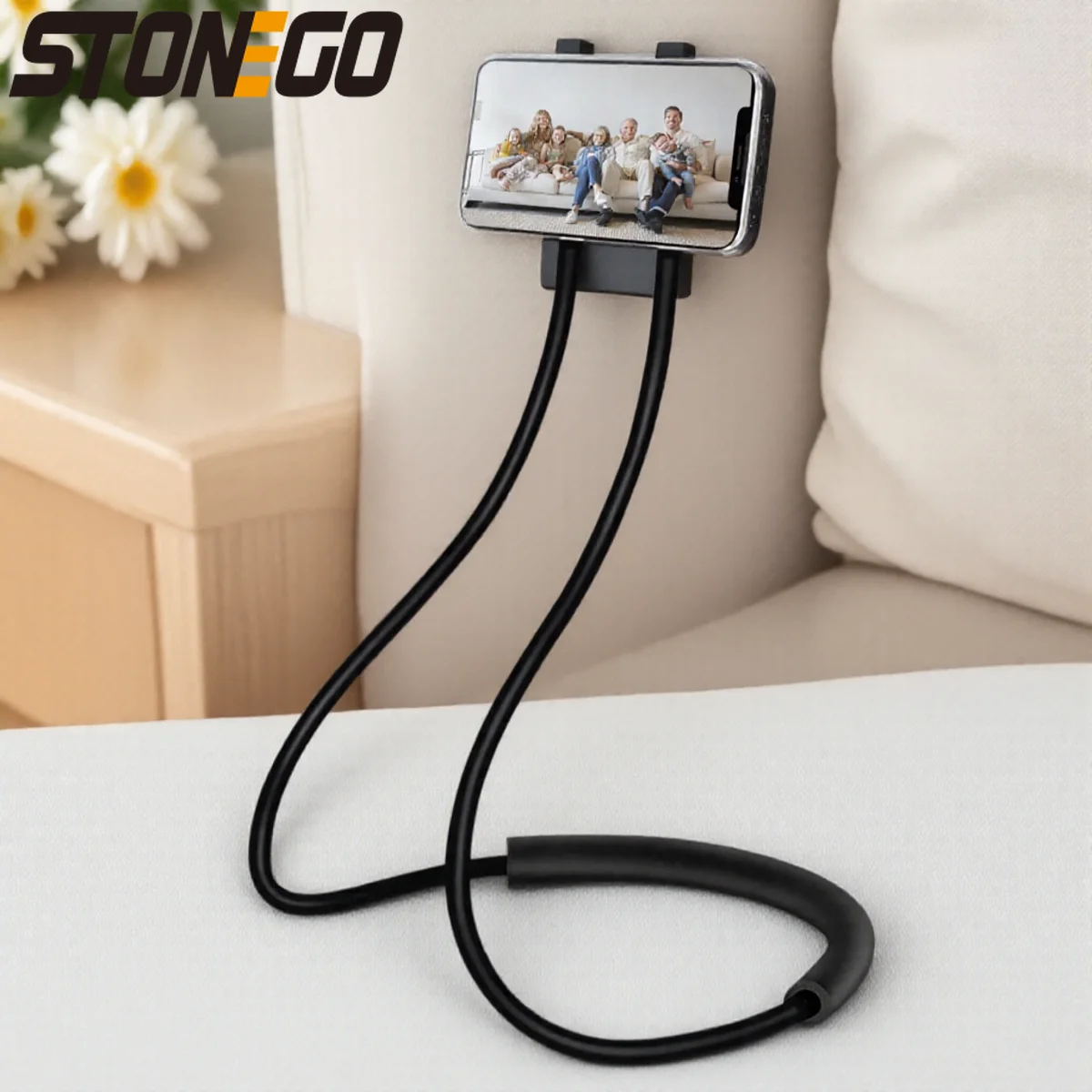 

Регулируемая выдвижная палка для селфи, вращение на 360°, универсальный мобильный держатель, автомобильная подставка для кровати