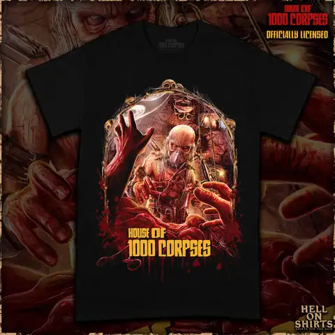 

HOUSE OF 1000 CORSPES "DR SATAN" SHORT SLEEVE T-SHIRT