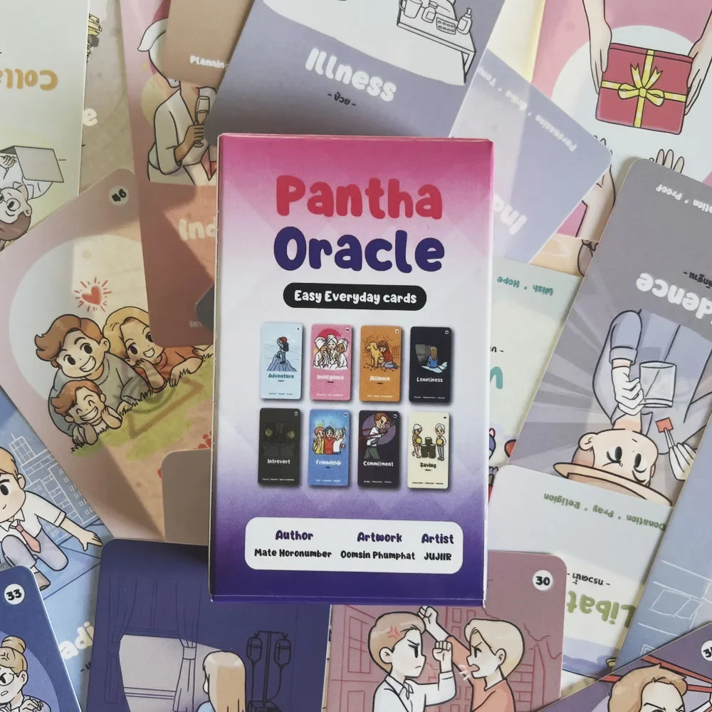 

New English Card Deck Pantha Oracle Easy Everyday Cards Sample Figures Design For Friends Holiday Gift Entertainment Board Game
