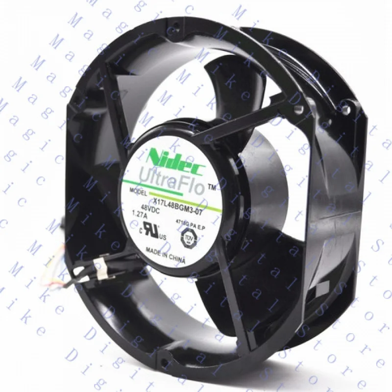 H  1PC FOR Nidec X17L48BGM3-07 48V 1.27A 172*150*51 Hai Lipu Inverter Cooling Fan