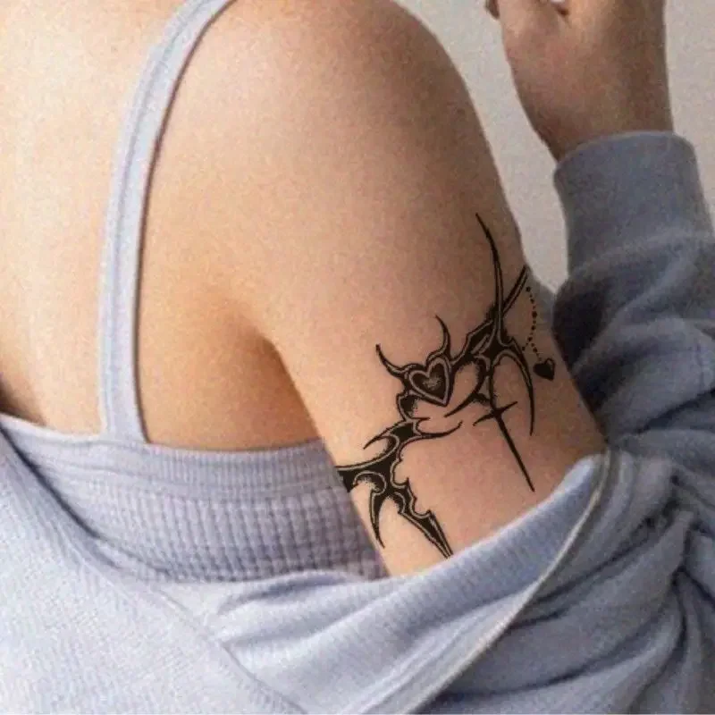 Pegatinas de tatuaje de reinicio de placa de circuito para mujer y hombre, tatuajes temporales de brazo, tatuajes falsos impermeables, Cyberpunk duraderos