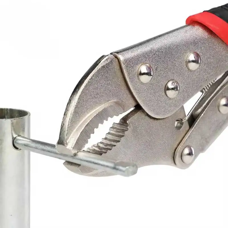 5inch Locking Pliers Lock Pliers Curved Jaw Pliers Straight Long Nose Pliers Multi-function Welding Tools