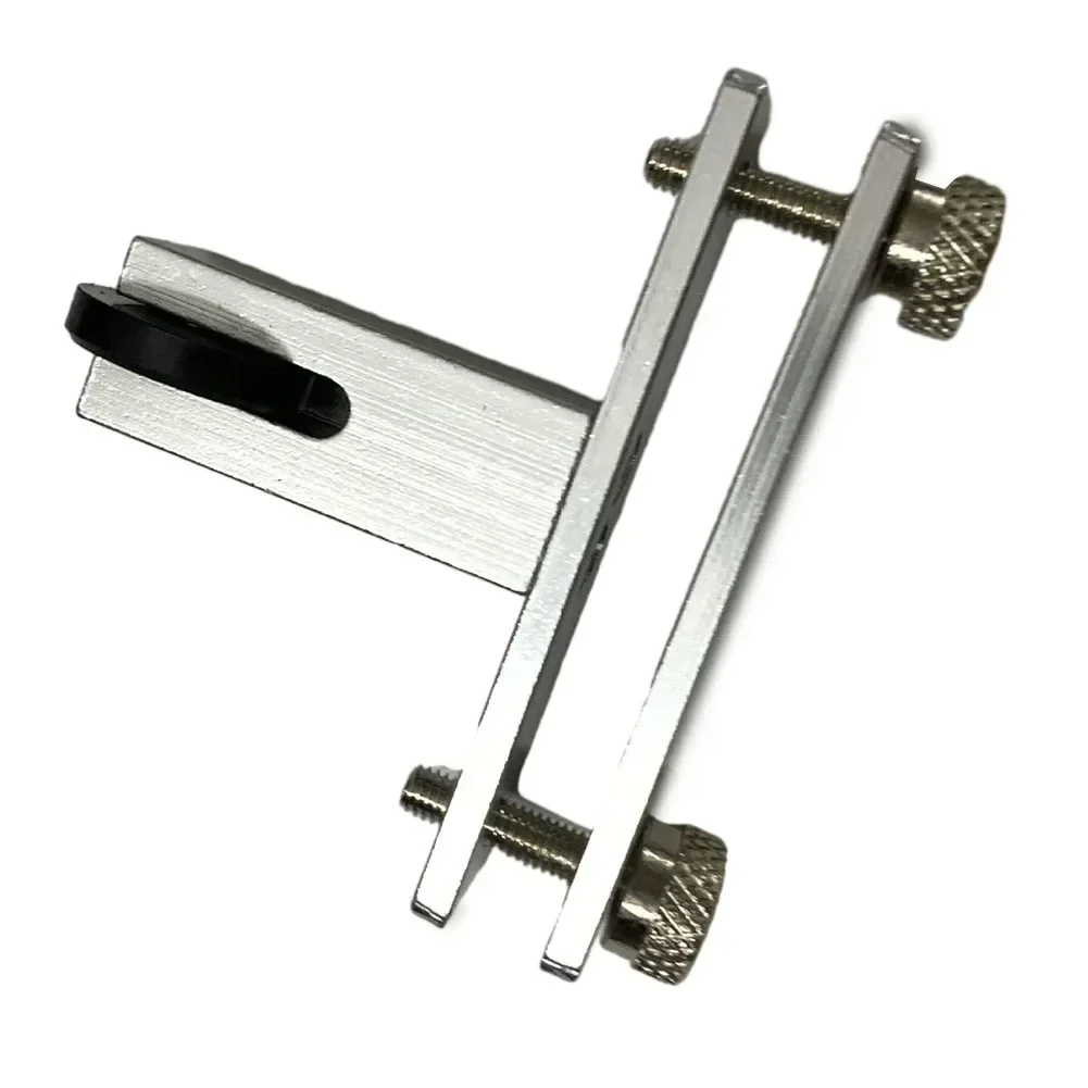 Black Silver Violin Bridge Machine Repair Tool for Luthier Durable and Easy to Use Fits Bridge\'s Feet Perfectly