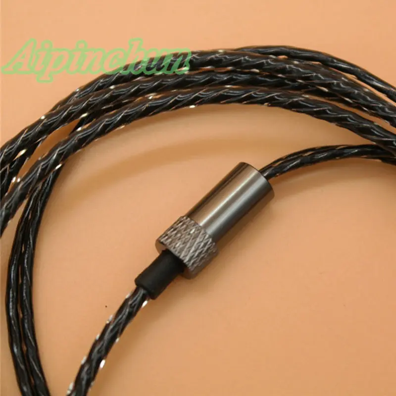 Cabo de fones de ouvido Aipinchun MMCX para Shure SE215 SE535 SE846 SE425 SE315 para Westone W60 W50 W40 UE900 T100 XBA-Z5 XBA-A3 um pro