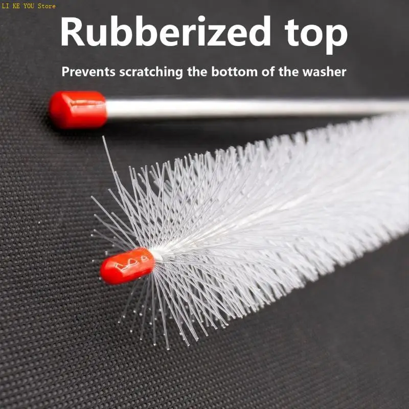 W3JE Stainless Steel Rod Cleaning Brush for Washing Machine and Dryer Vents Maintenance