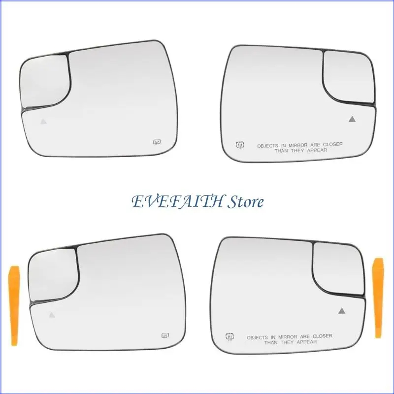 

124B Plug Play Heated Side Mirror Glass For Truck Includes Installation Tool 68402037AA 68402036AA