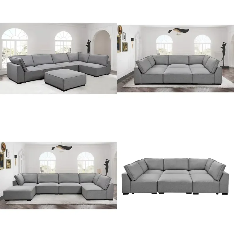 for  Full Bed Combination Corner Sofa Color Fabric Customizable Living Room Sofa