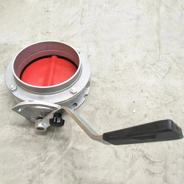 

Mud silo manual and pneumatic butterfly valves