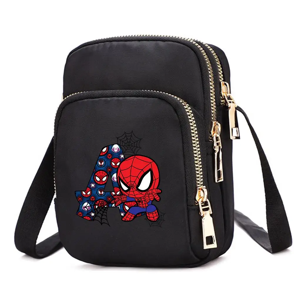 

Superhero Spiderman Men Women Shoulder Bags Cell Phone Purse Crossbody Strap Handbag Girls Teenagers Bag Gift