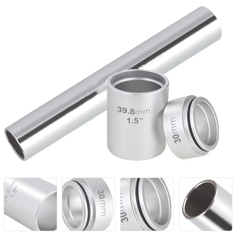 Bike Fork Headset Installation Tool Steel Aluminium Alloy Durable Quick Detach Compatible 30mm Straight 15 Inch Cone Bottom
