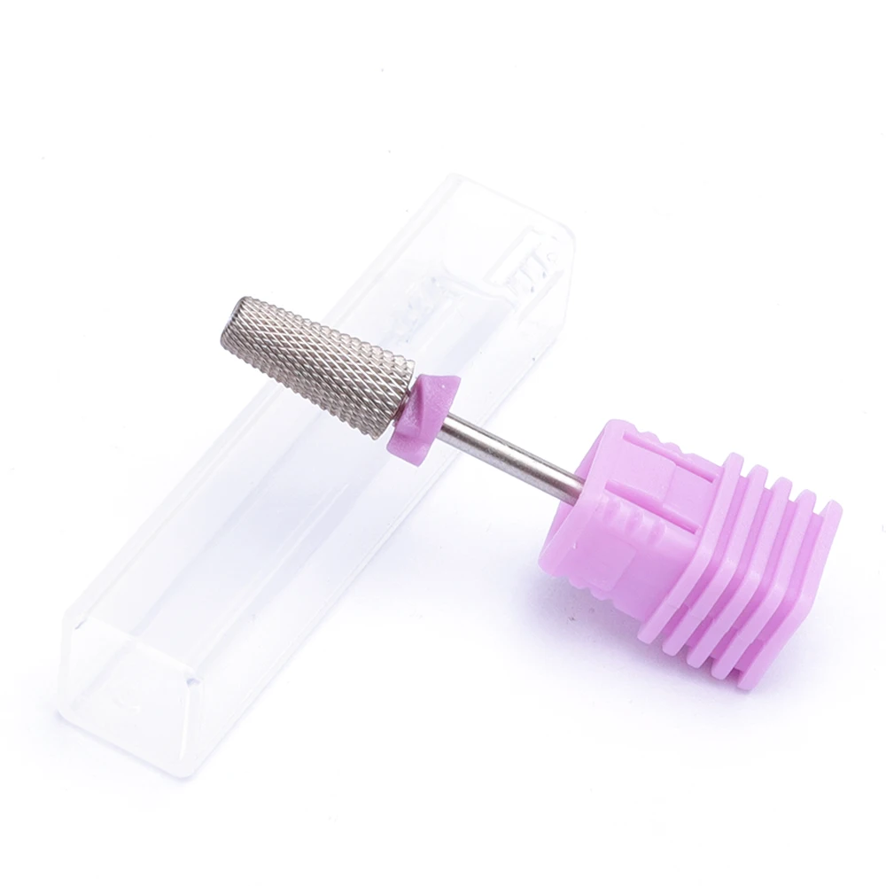 Brocas de uñas 2XF 5 en 1, fresa eléctrica giratoria de cerámica para manicura, herramientas quitaesmalte en Gel, 1 ud.