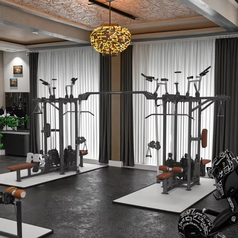Large Integrated Gym Trainer, Comprehensive Fitness Equipment for Home & Commercial Workout