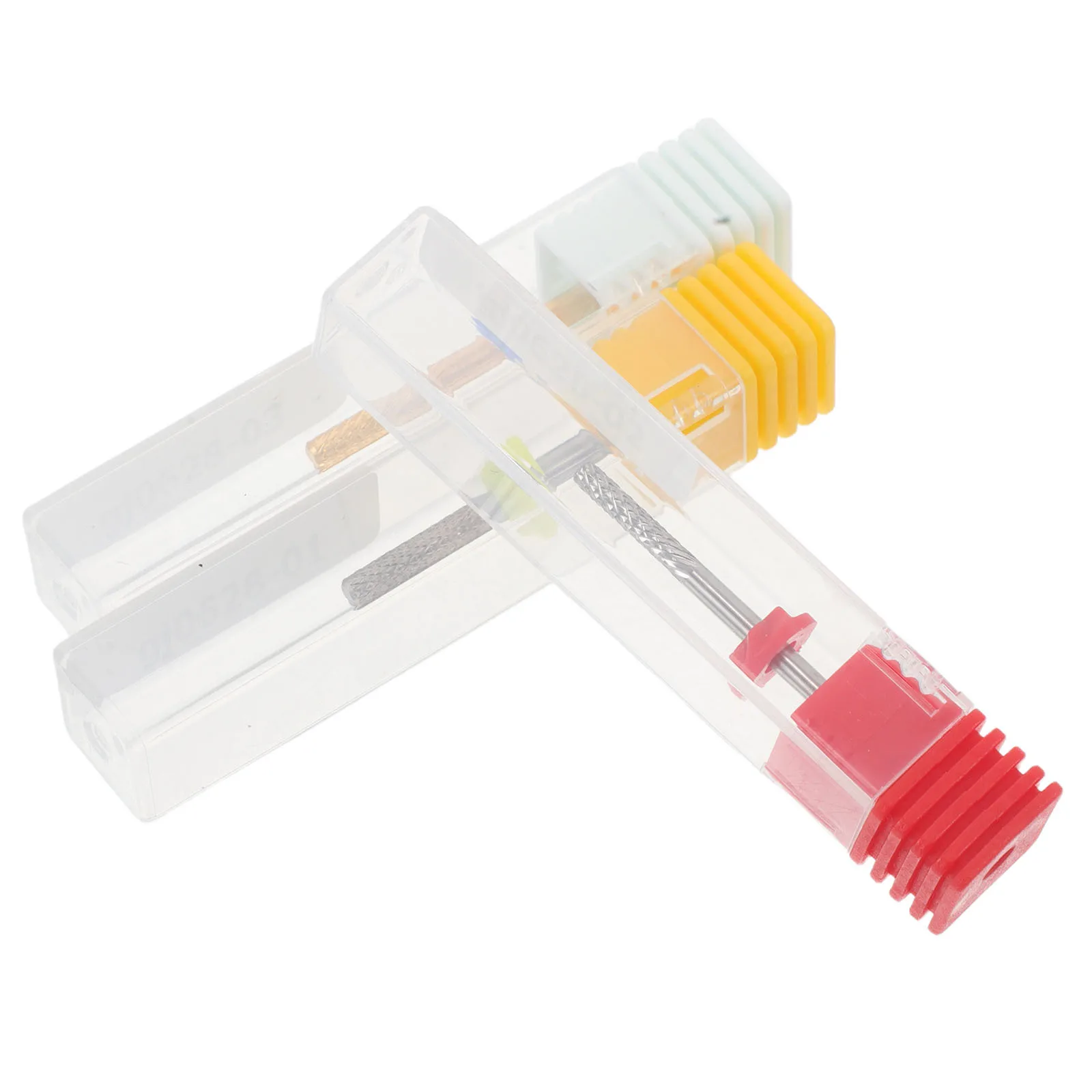 Conjunto de brocas de aço de tungstênio, 3 peças, cabeça de moagem para manicure, remoção de cutícula, alisamento, polimento, ferramentas multifuncionais para arte em unhas